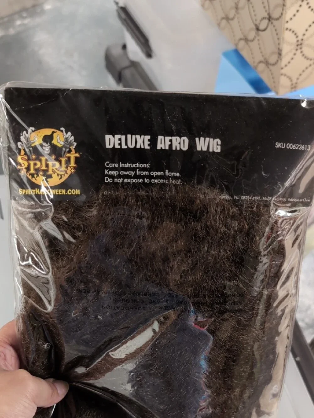 Spirit Deluxe Afro Wig - Dark Brown